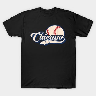 Baseball American Lover Chicago Baseball T-Shirt